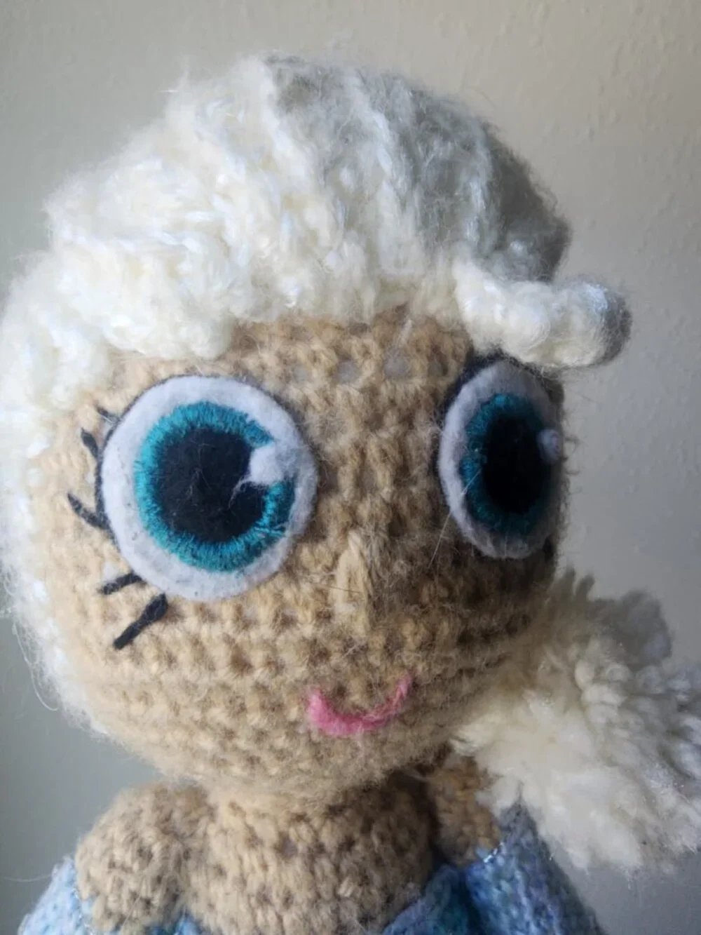Handmade Crochet Elsa Inspired Doll 13